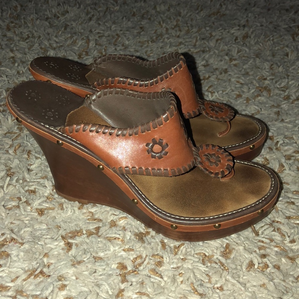 Women’s brown leather Jack Rogers